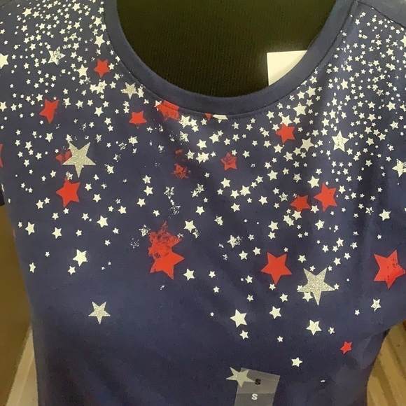 Sonoma navy t-shirt with white and red stars! - Picture 2 of 4